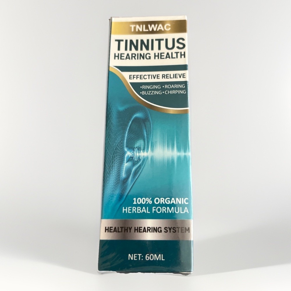 Tinnitus Hearing Health TNLWAC 100% Organic Herbal‎ Formula 60ml New Sealed